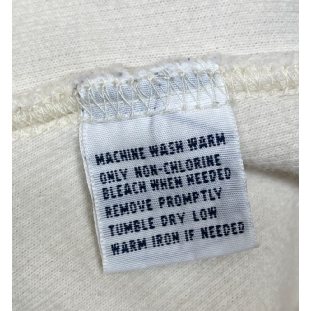 Polo Ralph Lauren Track Jacket Sweatshirt Ivory Black Large Striped Read - Picture 9 of 16